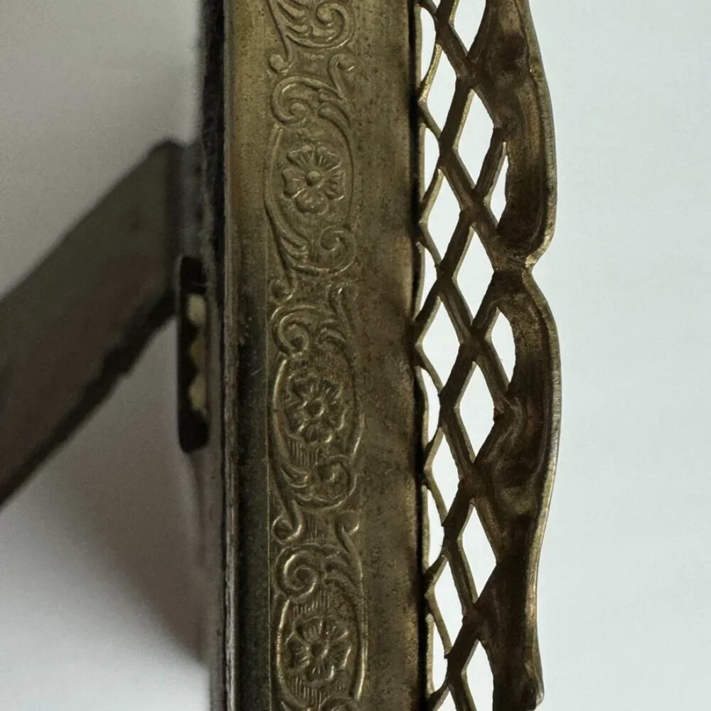 Vintage 9 x11 Gold Filigree Ornate Metal Picture Frame